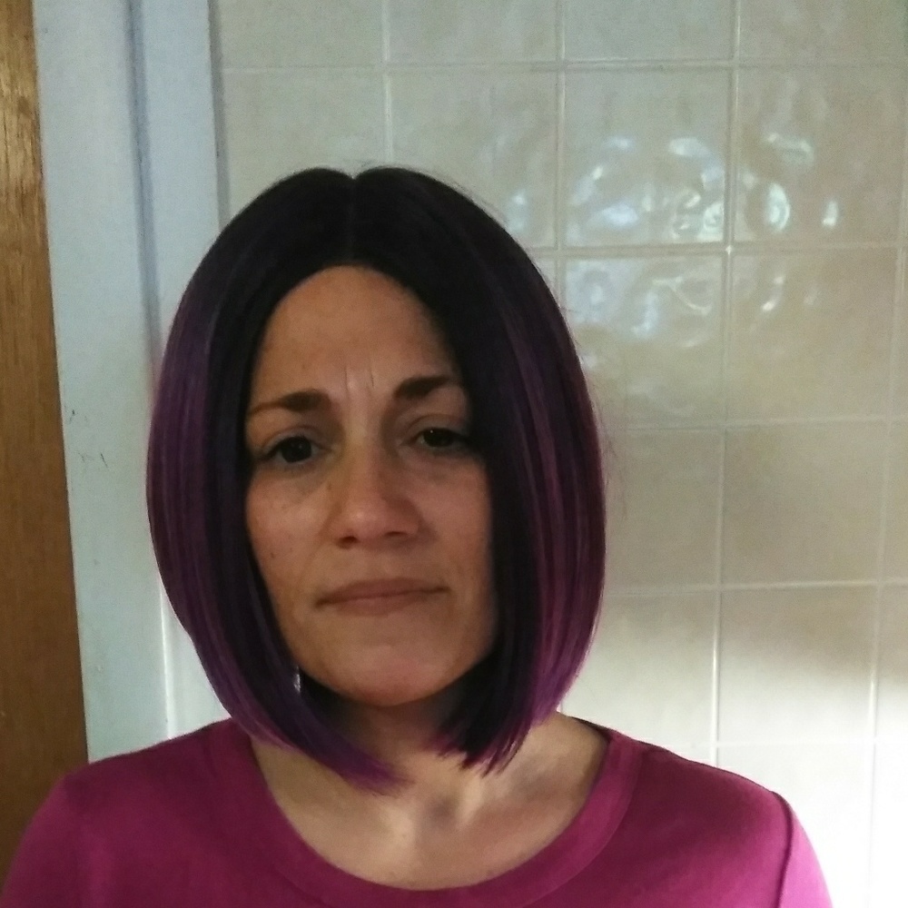 Slay Sister Wig Purple ombre